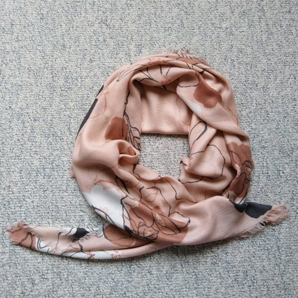 J Jill Pure Jill viscose square scarf, NWOT - Picture 6 of 6